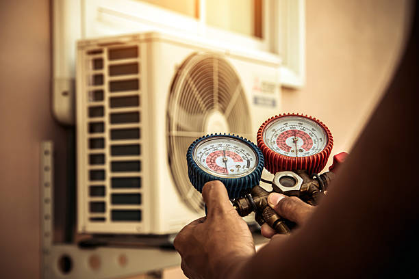 Professional Ac Installation technician working in Mount Holly, NC